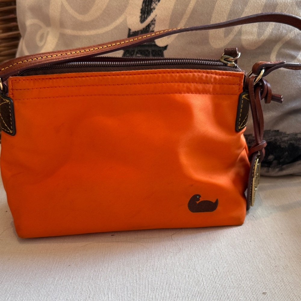 Dooney & Bourke Bright Orange Mini Satchel Bag